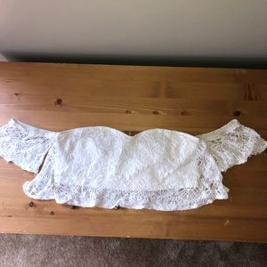 Off the Shoulder Crop Top